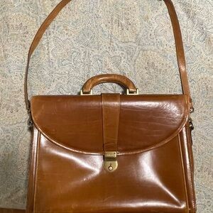 Schlesinger Brothers Vintage Leather Briefcase